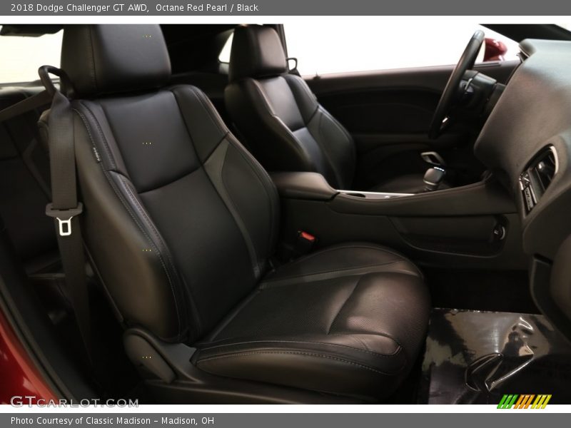 Octane Red Pearl / Black 2018 Dodge Challenger GT AWD
