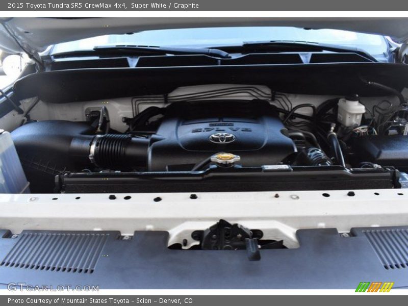 Super White / Graphite 2015 Toyota Tundra SR5 CrewMax 4x4