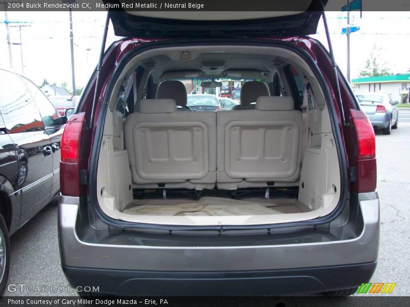 Medium Red Metallic / Neutral Beige 2004 Buick Rendezvous CX