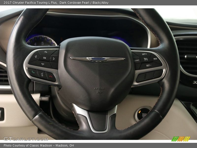 Dark Cordovan Pearl / Black/Alloy 2017 Chrysler Pacifica Touring L Plus