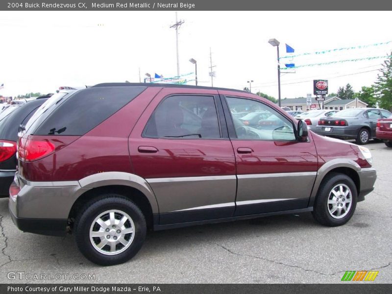 Medium Red Metallic / Neutral Beige 2004 Buick Rendezvous CX