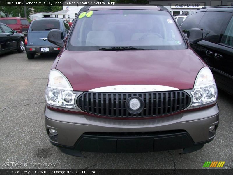 Medium Red Metallic / Neutral Beige 2004 Buick Rendezvous CX