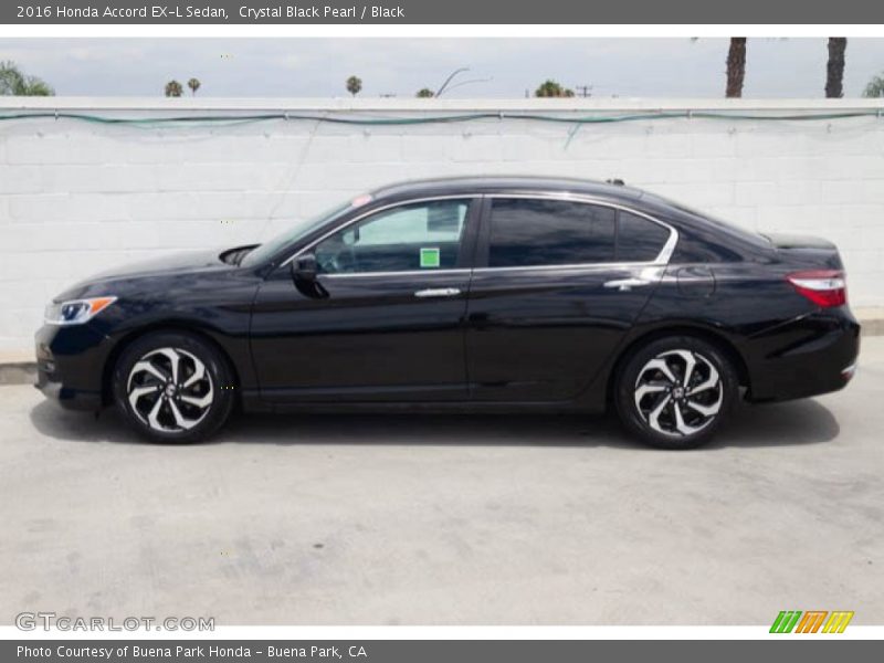 Crystal Black Pearl / Black 2016 Honda Accord EX-L Sedan