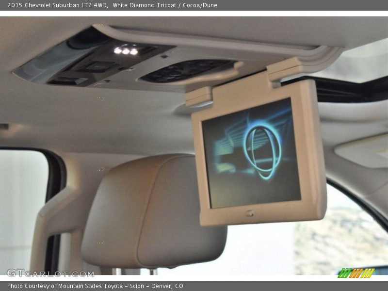 White Diamond Tricoat / Cocoa/Dune 2015 Chevrolet Suburban LTZ 4WD