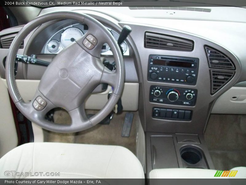 Medium Red Metallic / Neutral Beige 2004 Buick Rendezvous CX