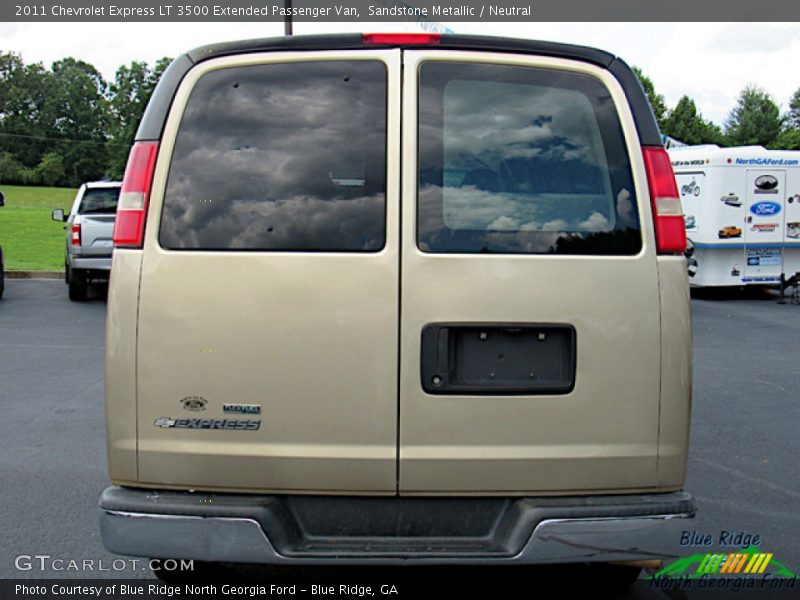 Sandstone Metallic / Neutral 2011 Chevrolet Express LT 3500 Extended Passenger Van