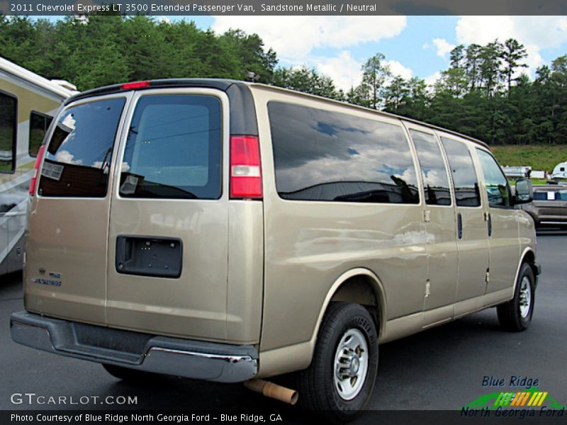 Sandstone Metallic / Neutral 2011 Chevrolet Express LT 3500 Extended Passenger Van