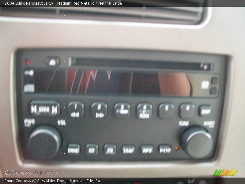 Medium Red Metallic / Neutral Beige 2004 Buick Rendezvous CX