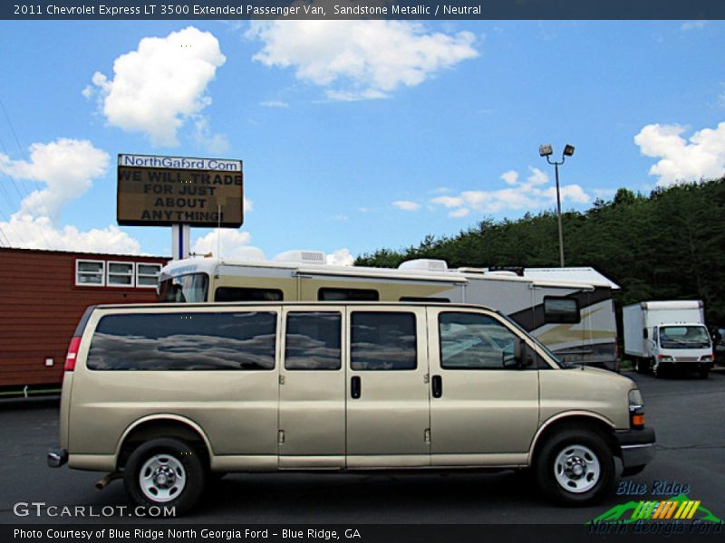 Sandstone Metallic / Neutral 2011 Chevrolet Express LT 3500 Extended Passenger Van