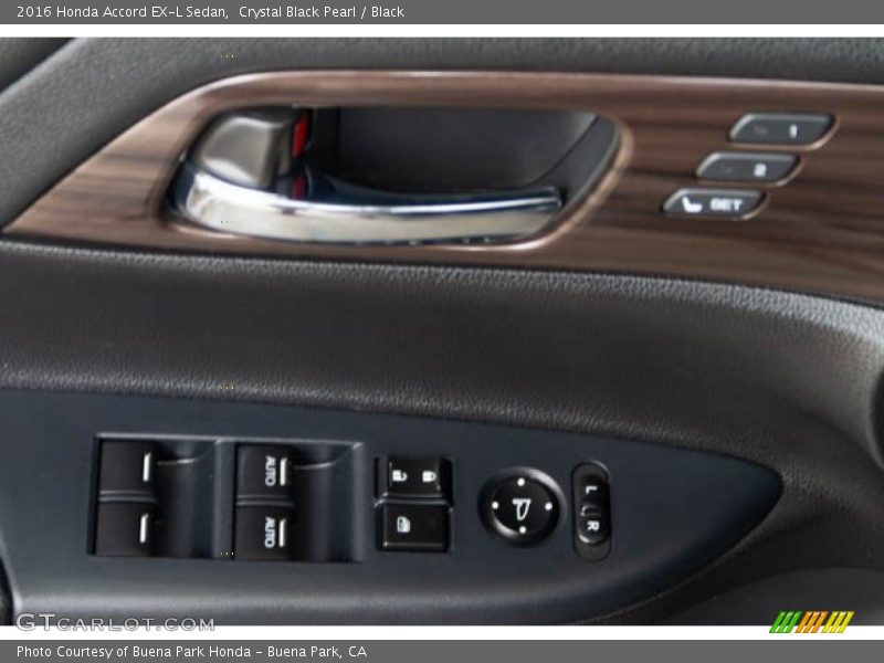 Crystal Black Pearl / Black 2016 Honda Accord EX-L Sedan
