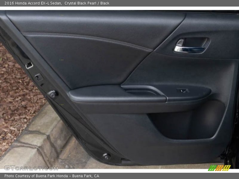 Crystal Black Pearl / Black 2016 Honda Accord EX-L Sedan
