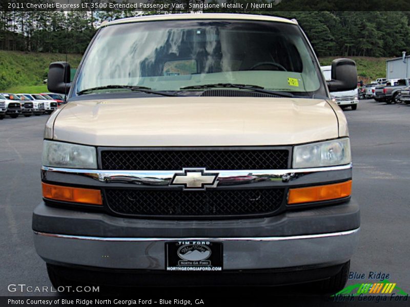 Sandstone Metallic / Neutral 2011 Chevrolet Express LT 3500 Extended Passenger Van