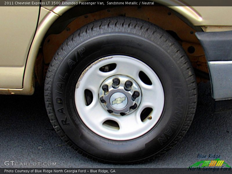 Sandstone Metallic / Neutral 2011 Chevrolet Express LT 3500 Extended Passenger Van