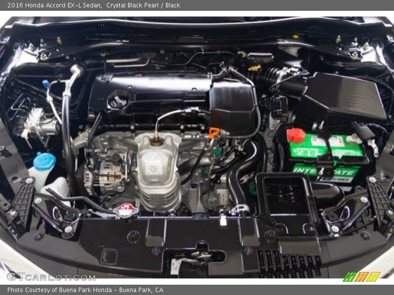 Crystal Black Pearl / Black 2016 Honda Accord EX-L Sedan