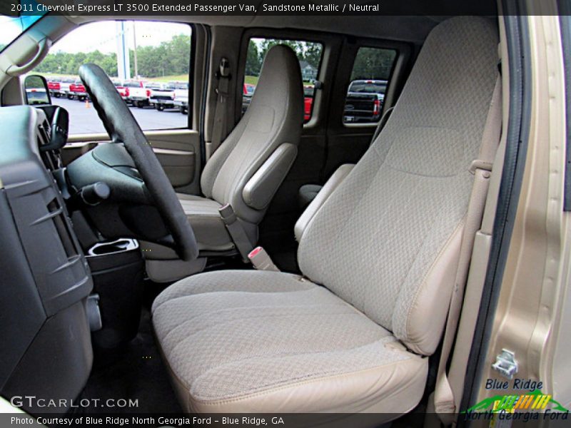 Sandstone Metallic / Neutral 2011 Chevrolet Express LT 3500 Extended Passenger Van