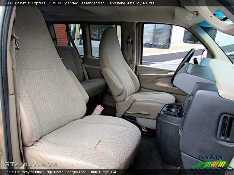 Sandstone Metallic / Neutral 2011 Chevrolet Express LT 3500 Extended Passenger Van
