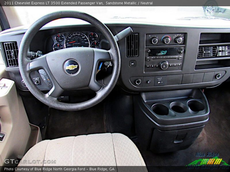 Sandstone Metallic / Neutral 2011 Chevrolet Express LT 3500 Extended Passenger Van