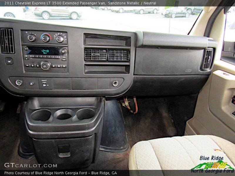Sandstone Metallic / Neutral 2011 Chevrolet Express LT 3500 Extended Passenger Van