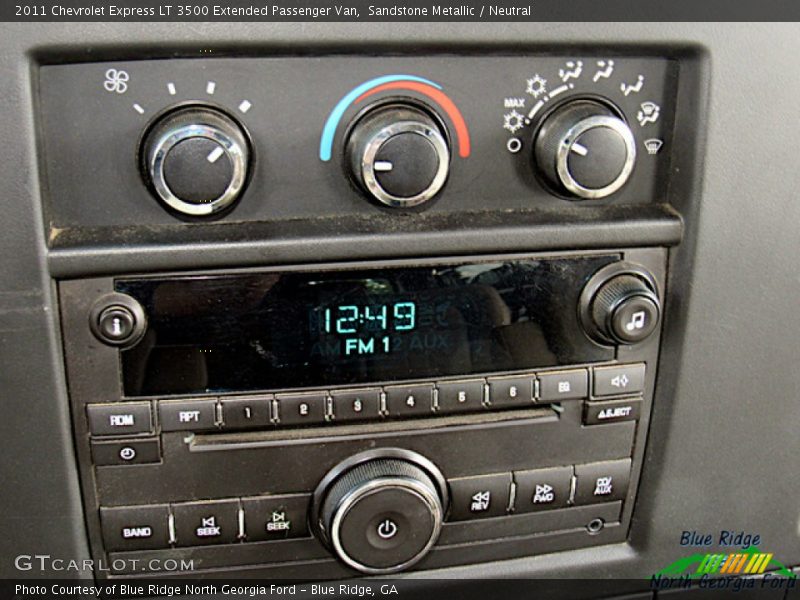 Sandstone Metallic / Neutral 2011 Chevrolet Express LT 3500 Extended Passenger Van