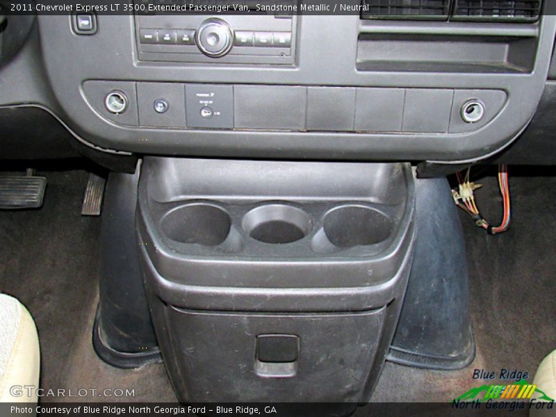 Sandstone Metallic / Neutral 2011 Chevrolet Express LT 3500 Extended Passenger Van