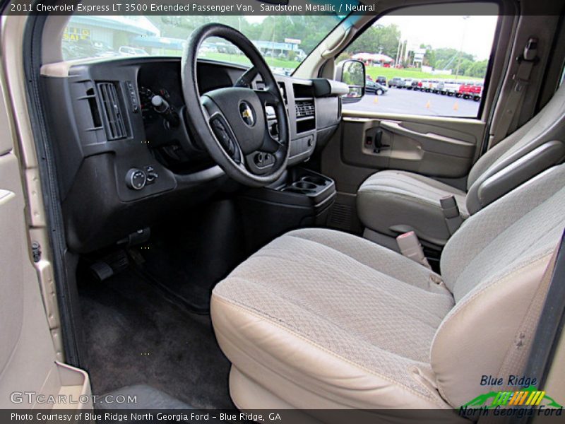 Sandstone Metallic / Neutral 2011 Chevrolet Express LT 3500 Extended Passenger Van