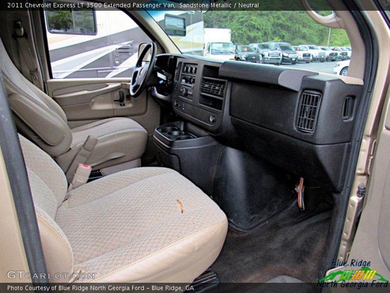 Sandstone Metallic / Neutral 2011 Chevrolet Express LT 3500 Extended Passenger Van