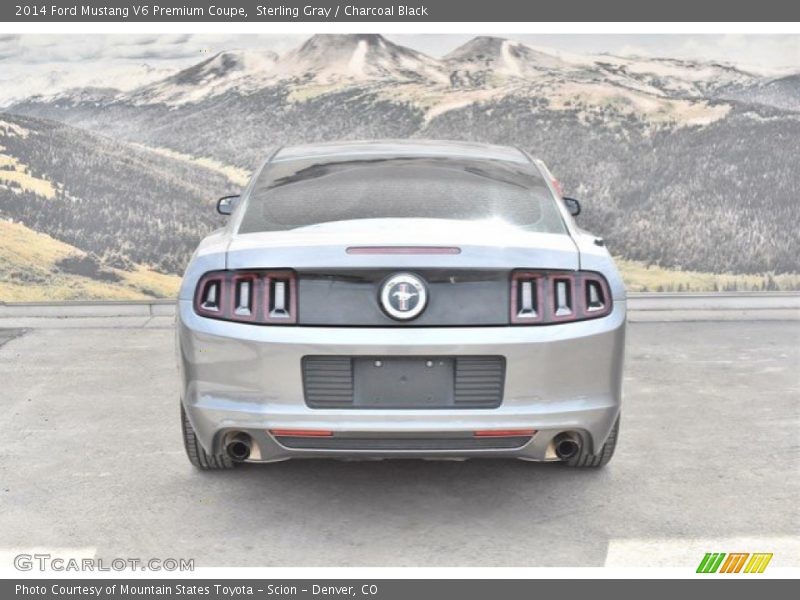 Sterling Gray / Charcoal Black 2014 Ford Mustang V6 Premium Coupe