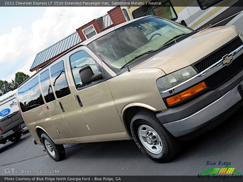 Sandstone Metallic / Neutral 2011 Chevrolet Express LT 3500 Extended Passenger Van