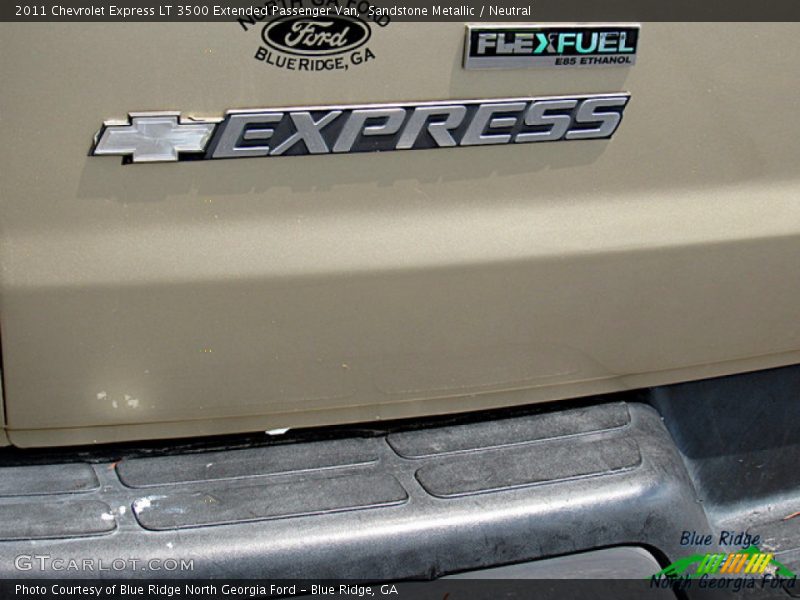 Sandstone Metallic / Neutral 2011 Chevrolet Express LT 3500 Extended Passenger Van
