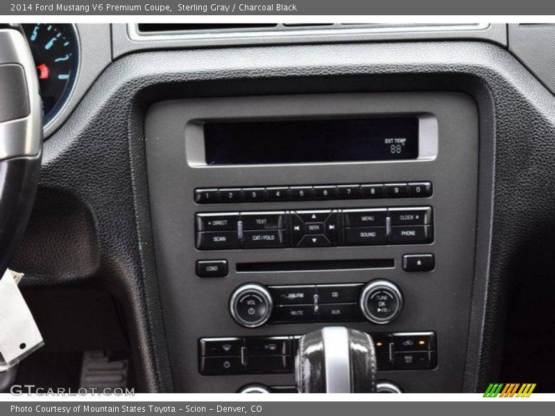 Sterling Gray / Charcoal Black 2014 Ford Mustang V6 Premium Coupe