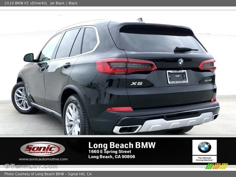 Jet Black / Black 2019 BMW X5 xDrive40i