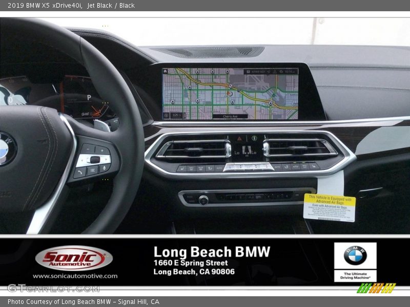 Jet Black / Black 2019 BMW X5 xDrive40i