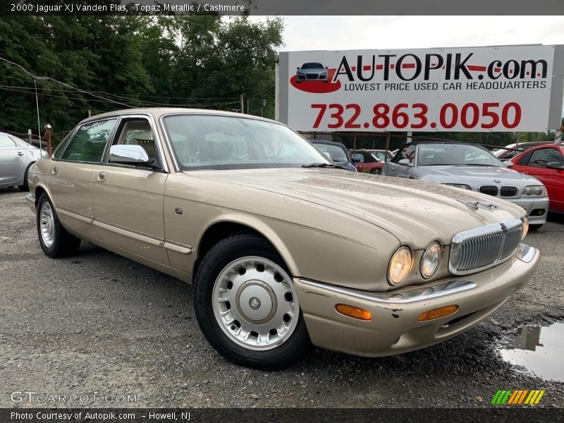 Topaz Metallic / Cashmere 2000 Jaguar XJ Vanden Plas