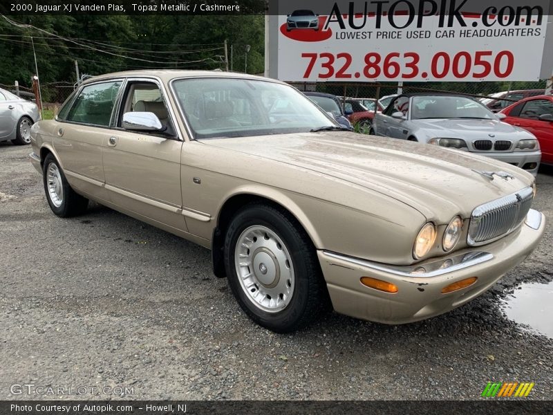Topaz Metallic / Cashmere 2000 Jaguar XJ Vanden Plas