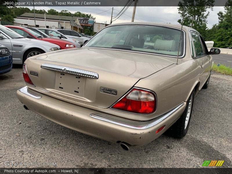 Topaz Metallic / Cashmere 2000 Jaguar XJ Vanden Plas