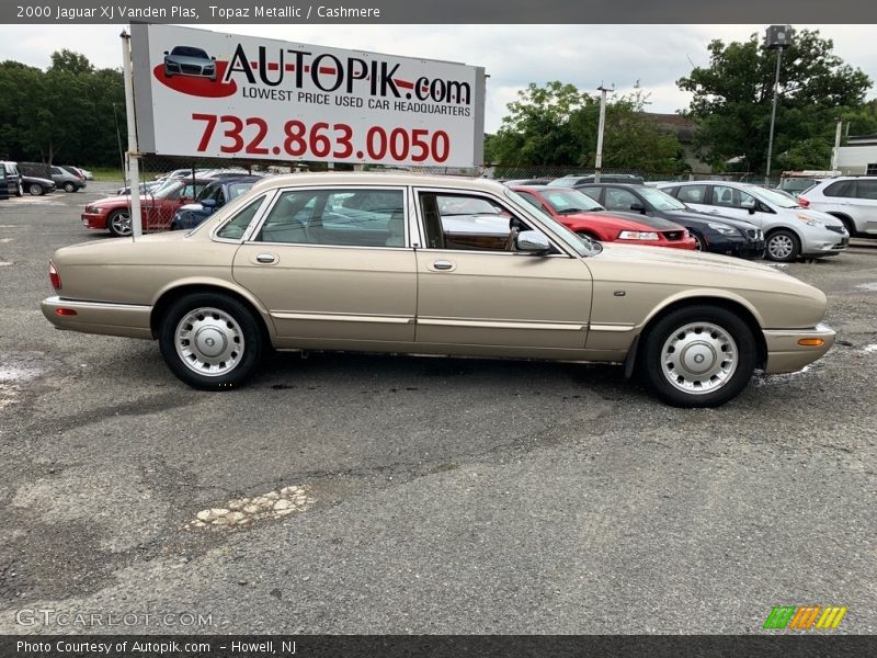 Topaz Metallic / Cashmere 2000 Jaguar XJ Vanden Plas