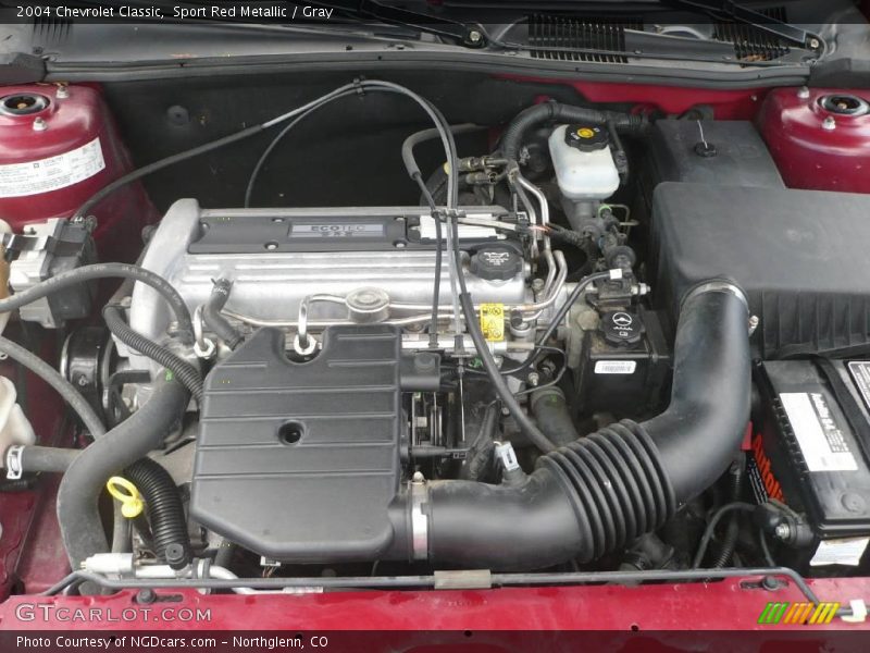 Sport Red Metallic / Gray 2004 Chevrolet Classic