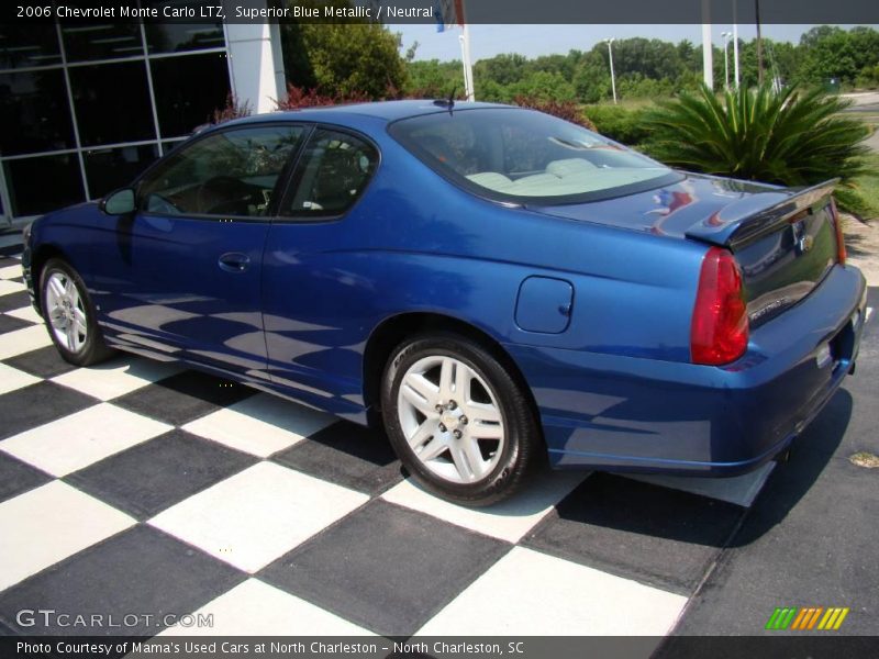 Superior Blue Metallic / Neutral 2006 Chevrolet Monte Carlo LTZ