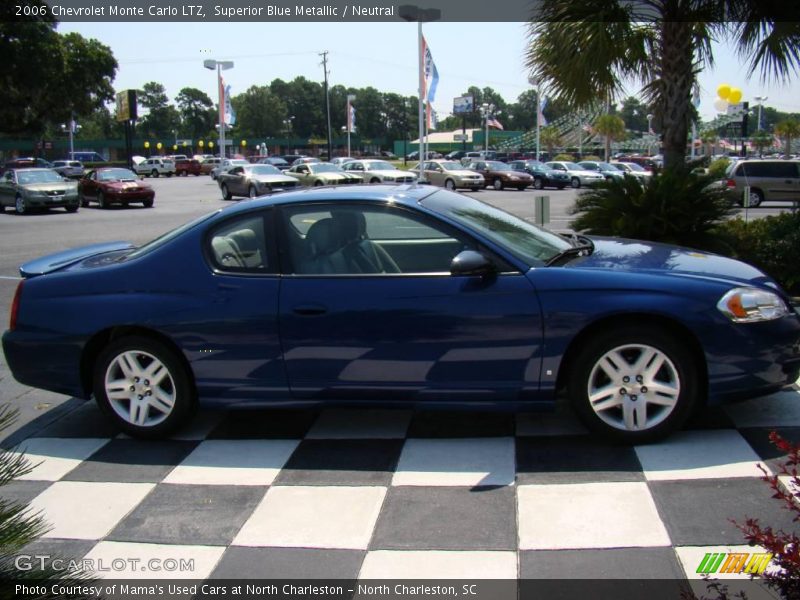 Superior Blue Metallic / Neutral 2006 Chevrolet Monte Carlo LTZ