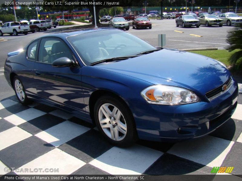 Superior Blue Metallic / Neutral 2006 Chevrolet Monte Carlo LTZ