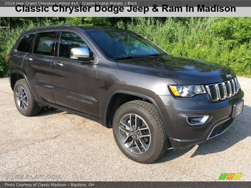 Granite Crystal Metallic / Black 2019 Jeep Grand Cherokee Limited 4x4