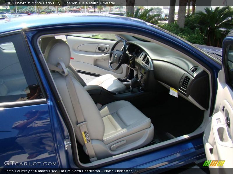 Superior Blue Metallic / Neutral 2006 Chevrolet Monte Carlo LTZ