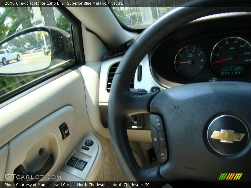 Superior Blue Metallic / Neutral 2006 Chevrolet Monte Carlo LTZ
