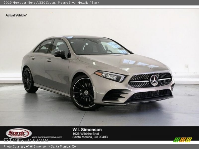Mojave Silver Metallic / Black 2019 Mercedes-Benz A 220 Sedan