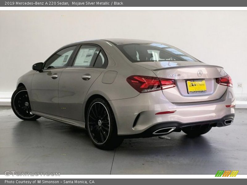 Mojave Silver Metallic / Black 2019 Mercedes-Benz A 220 Sedan