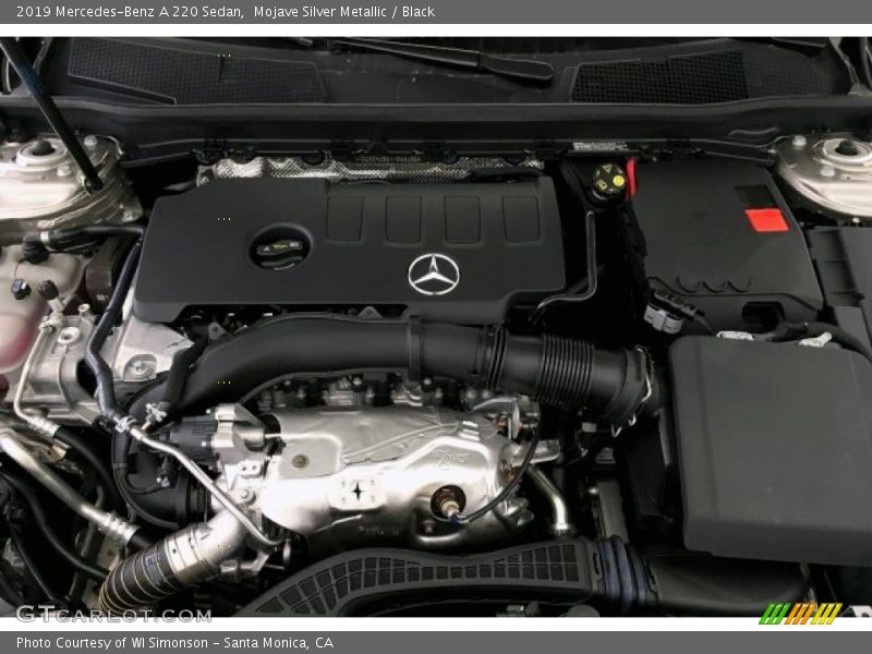 Mojave Silver Metallic / Black 2019 Mercedes-Benz A 220 Sedan