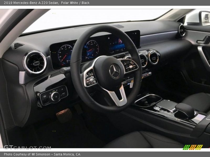 Polar White / Black 2019 Mercedes-Benz A 220 Sedan