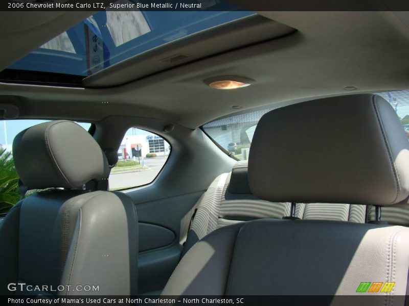 Superior Blue Metallic / Neutral 2006 Chevrolet Monte Carlo LTZ