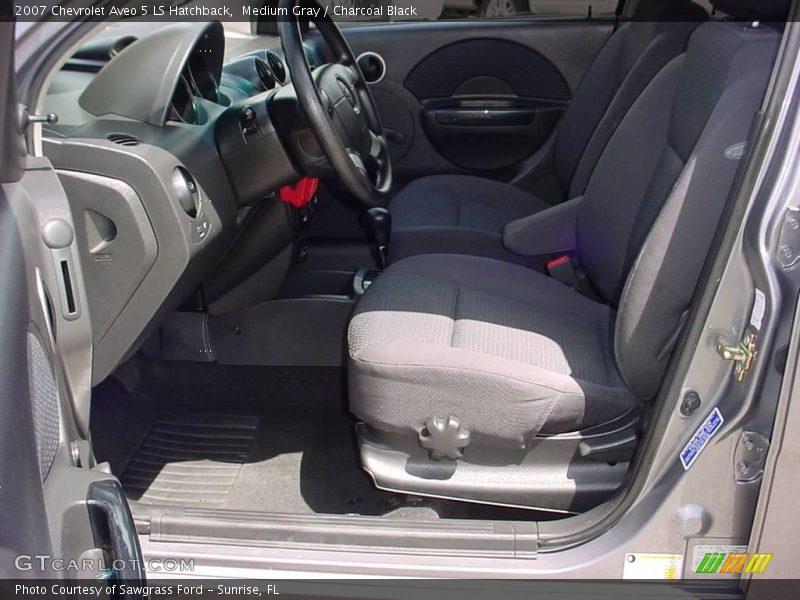 Medium Gray / Charcoal Black 2007 Chevrolet Aveo 5 LS Hatchback