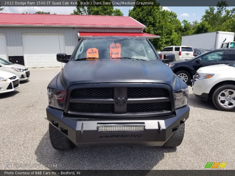 Black / Dark Slate Gray/Medium Graystone 2012 Dodge Ram 1500 ST Quad Cab 4x4